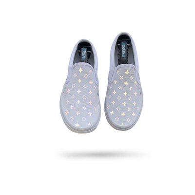 LV Reflective Slip-On Vans