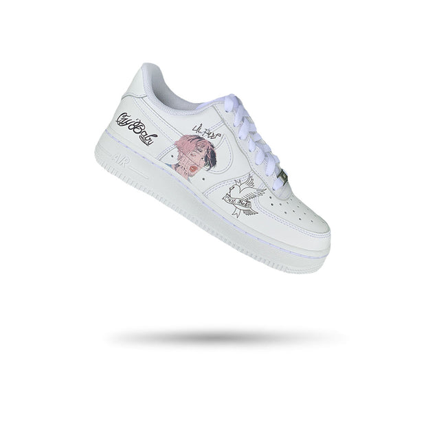 Lil Peep Air Force 1 (tattoo edition)