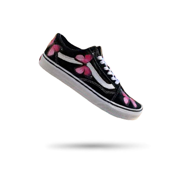 Pink Butterfly Old Skool Vans
