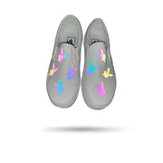 Reflective Rainbow Playboy Slip On