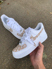 LV Beige Air Force 1 (Read Description)