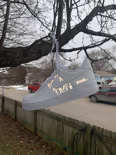 Reflective Dior Air Force 1 (Inside)