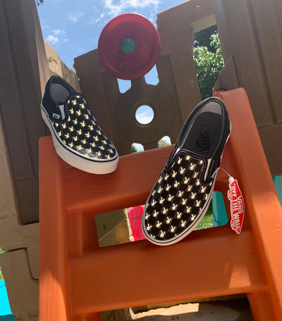 Reflective Playboy 🐰 Slip-Ons
