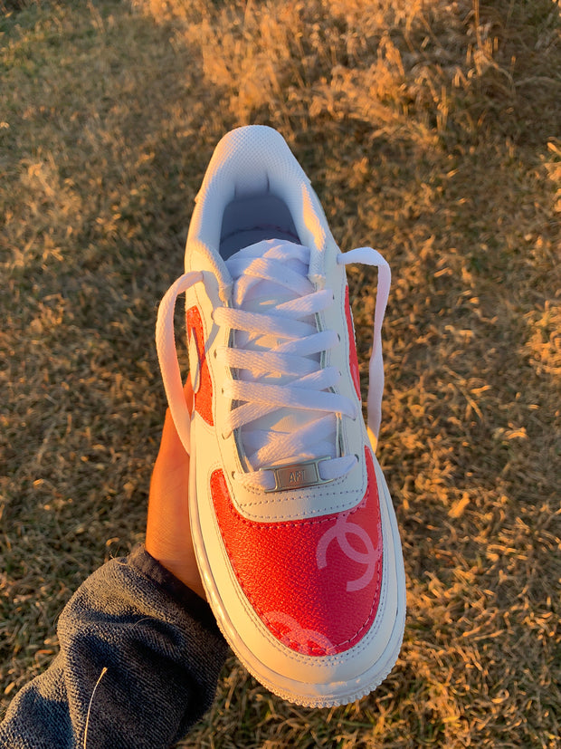 Pink CC V2 AF1 (Stitched)