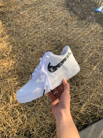 Black LV Air Force 1