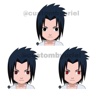 Sasuke Lenticular Sticker