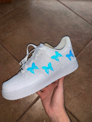 Reflective Blue Butterfly AF1