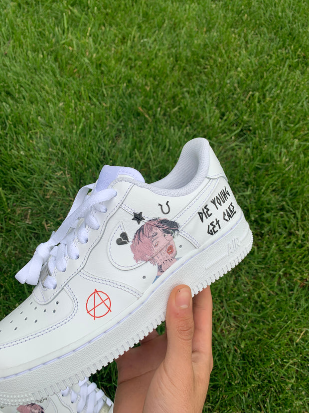 Lil Peep Air Force 1 (tattoo edition)