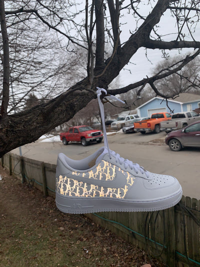Reflective Dior Air Force 1 (Outside)