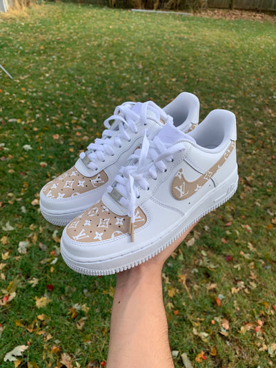 LV Beige Air Force 1 (Read Description)