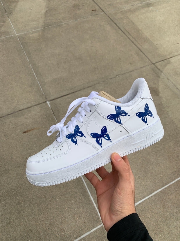 Reflective Blue Butterfly AF1