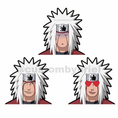Jiraiya Lenticular Sticker
