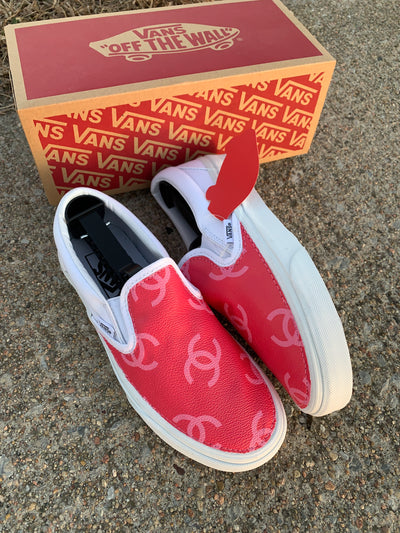 Pink CC Slip-On Vans