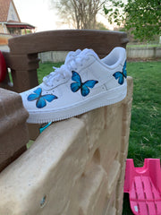 Blue Butterfly Air Force 1