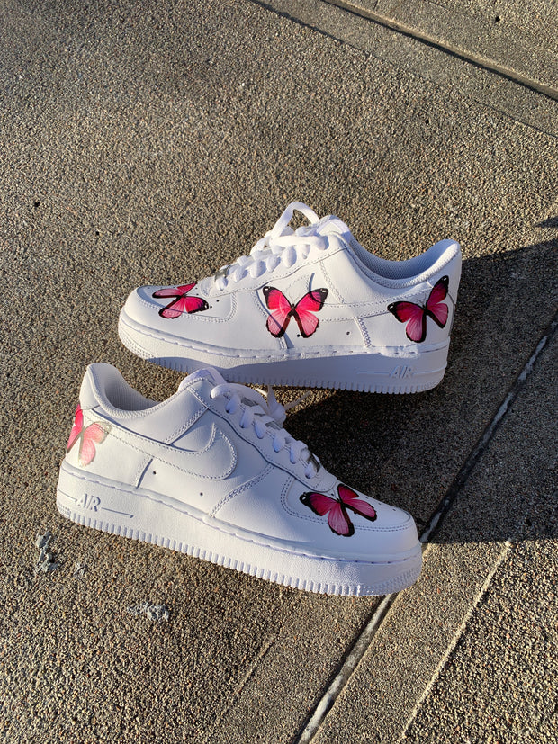 Pink Butterfly Air Force 1