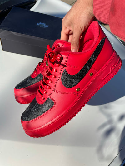 Lv Red AF1 (Stitched)