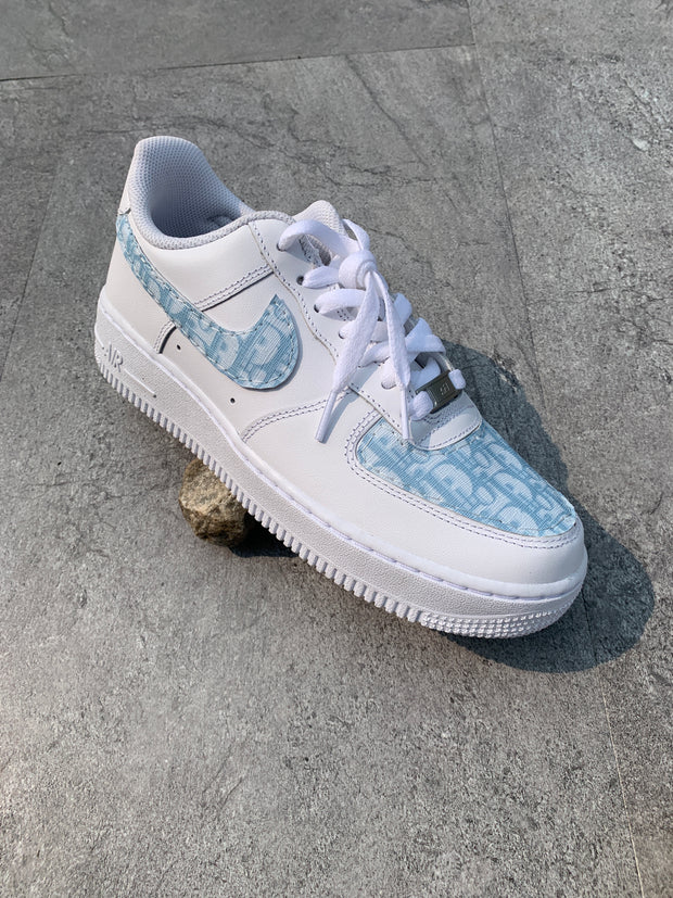 Baby Blue Dior V1 AF1 🍼(Stitched)