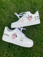 Lil Peep Air Force 1 (tattoo edition)