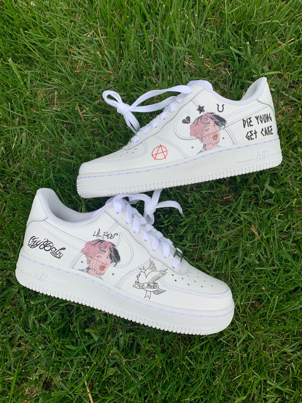 Lil Peep Air Force 1 (tattoo edition)