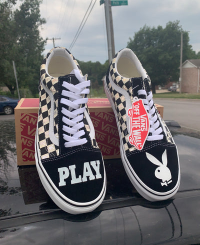 Black Reflective Old Skool Playboy