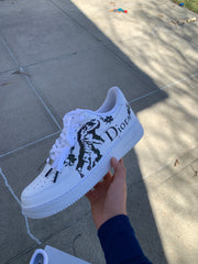Rainbow Reflective Dior Air Force 1