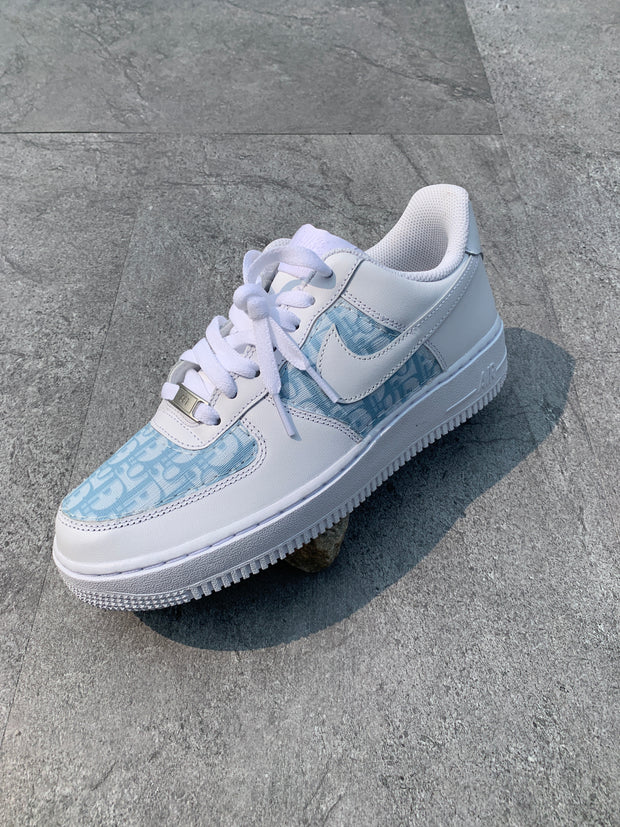 Baby Blue Dior V2 AF1 🍼(Stitched)